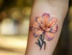 freesia en tatouage